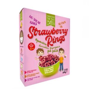 THE BEE BROS Δημητριακά Δαχτυλιδάκια Μελιού με Φράουλα 250g