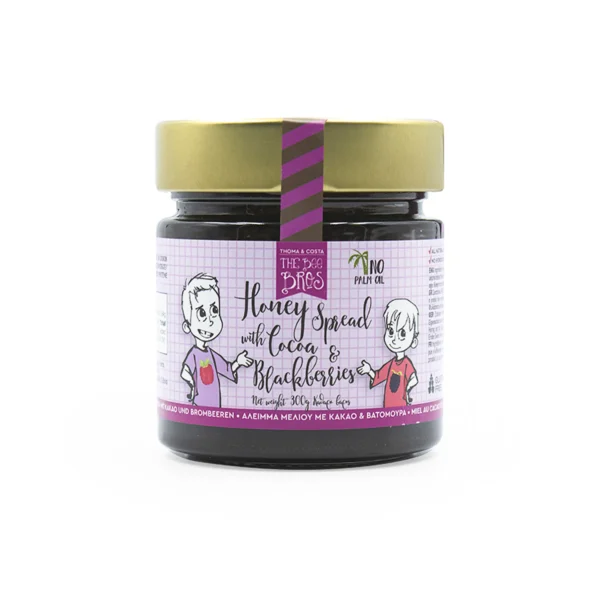 THE BEE BROS Μέλι με Κακάο & Βατόμουρο 300g
