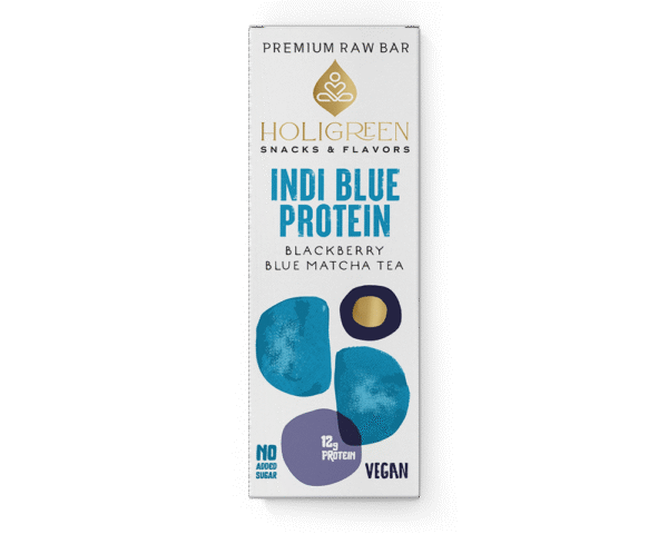 HOLIGREEN Indi Blue Protein Raw Bar 60g