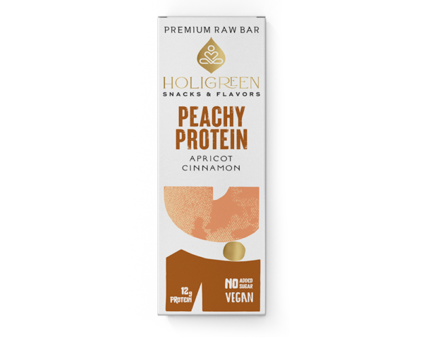 HOLIGREEN Peachy Protein Raw Bar 60g