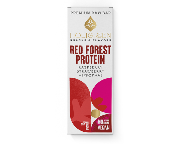 HOLIGREEN Red Forest Protein Raw Bar 60g