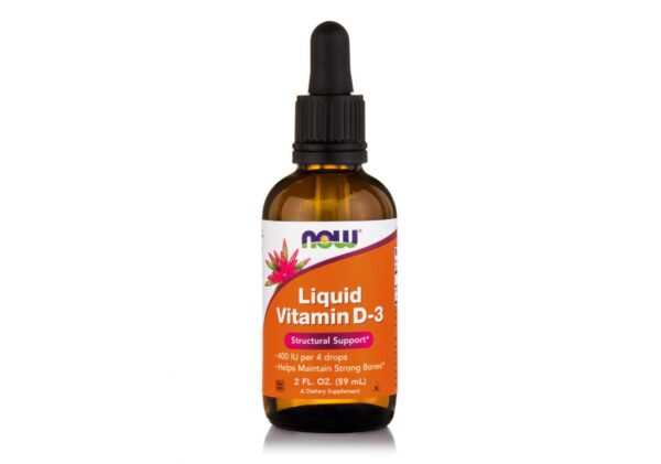 NOW FOODS Vitamin D-3 Liquid 59ml