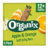 Β.22.01.104 ORGANIX Μπάρες Βρώμης Μήλο & Πορτοκάλι +12μ 6x23g