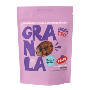 EMELIA Granola με φιστικοβούτυρο & μελάσα 280g