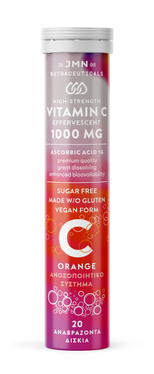 JMN Vitamin C 1000mg Orange 20Αναβράζοντα Δισκία