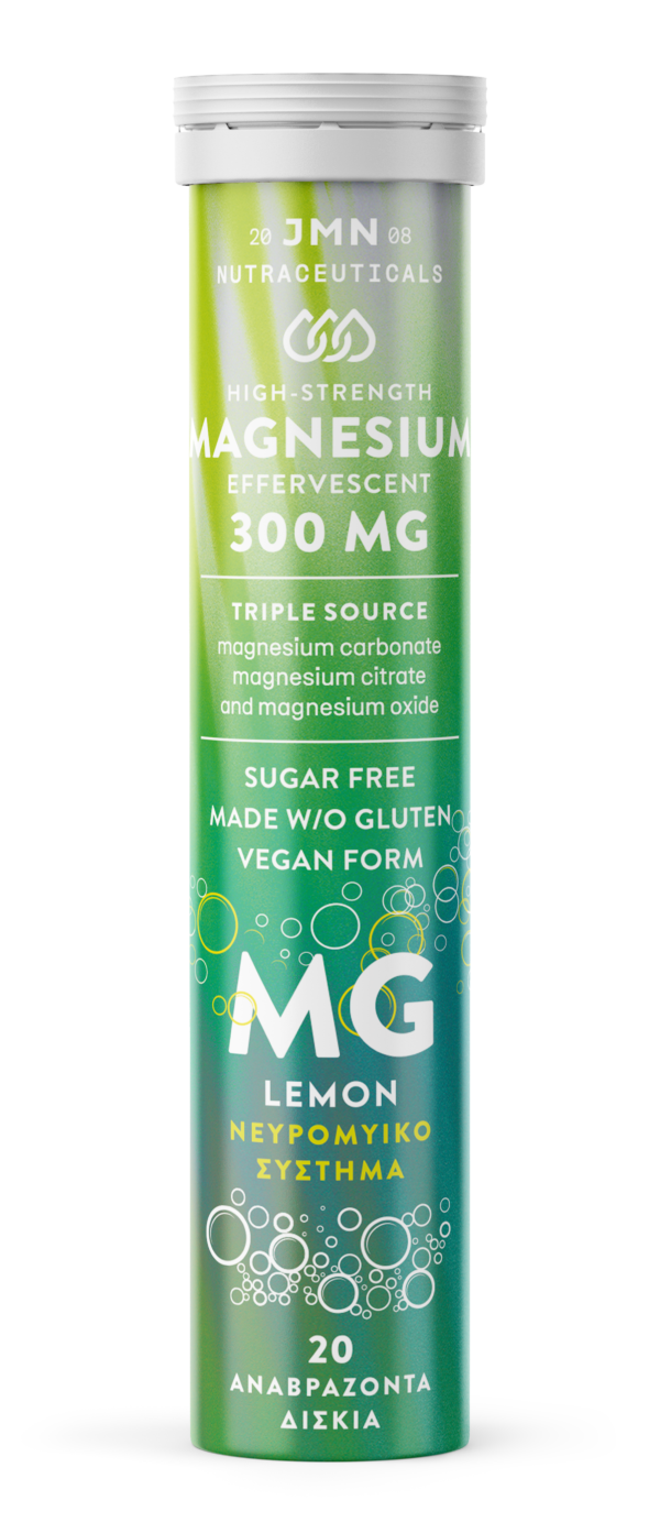 JMN Magnesium 300mg Lemon 20Αναβράζοντα Δισκία