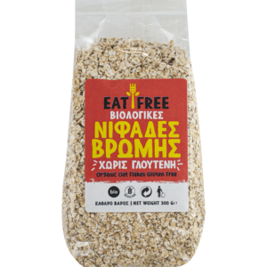 EAT FREE Νιφάδες Βρώμης Ολικής Άλεσης 300g