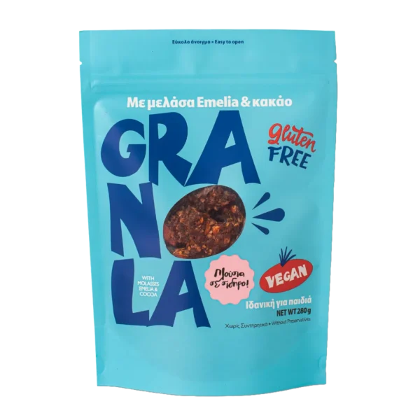EMELIA Granola με κακάο & μελάσα 280g