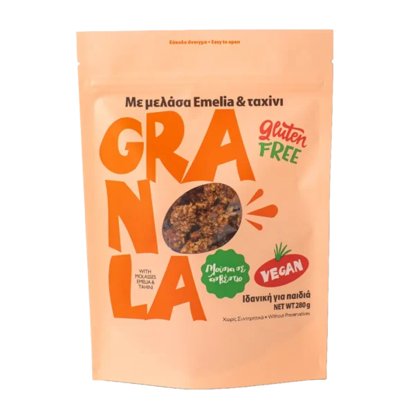 EMELIA Granola με ταχίνι & μελάσα 280g