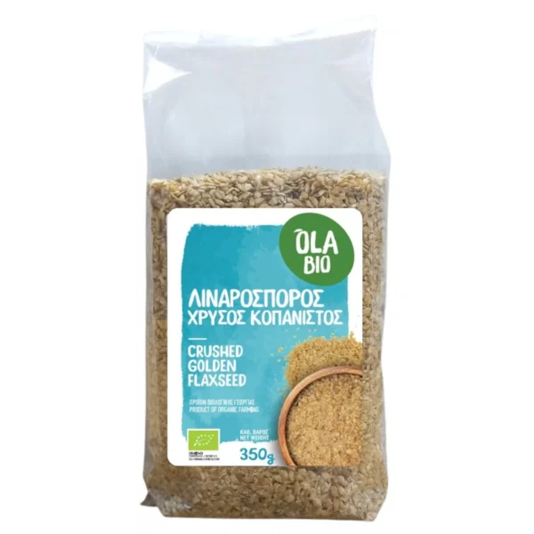 OLA BIO Λιναρόσπορος Χρυσός Κοπανιστός 350g