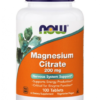 NOW FOODS Magnesium Citrate 200 mg 100Tablets