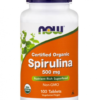 NOW FOODS Spirulina 500mg 100 Tablets
