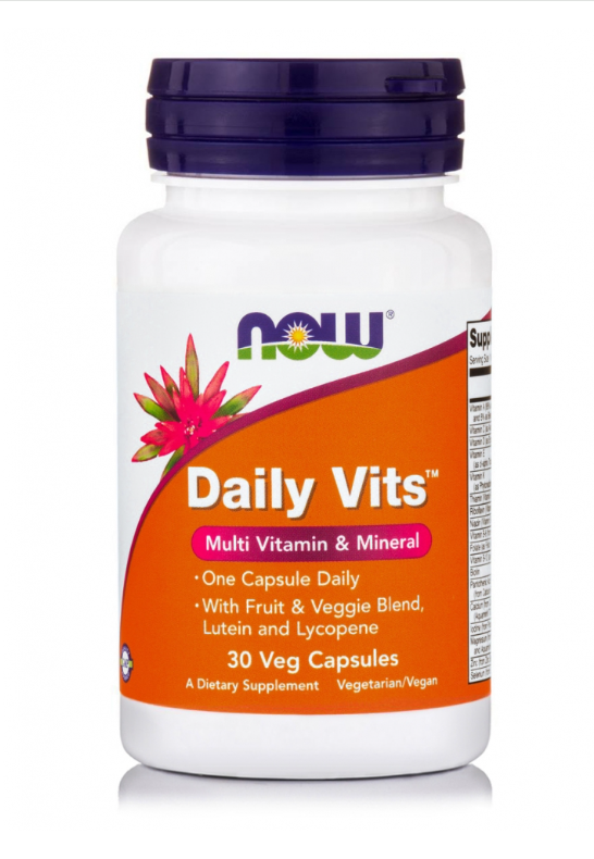 NOW FOODS Daily Vits™ 30Veg Capsules