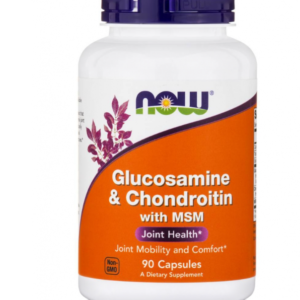 NOW FOODS Glucosamine & Chondroitin with MSM 90Capsules