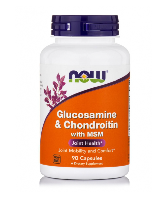 NOW FOODS Glucosamine & Chondroitin with MSM 90Capsules
