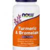 NOW FOODS Turmeric & Bromelain 90Veg Capsules