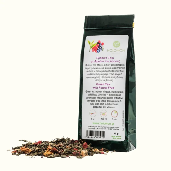 HOLOMON Πράσινο Τσάι με Φρούτα του Δάσους 60g