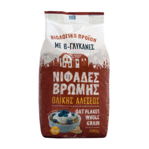 BIOAGROS Νιφάδες Βρώμης Ολικής Άλεσης 500g