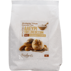 BIOAGROS Αλεύρι Δίκοκκου Σίτου Ολικής Άλεσης 1kg