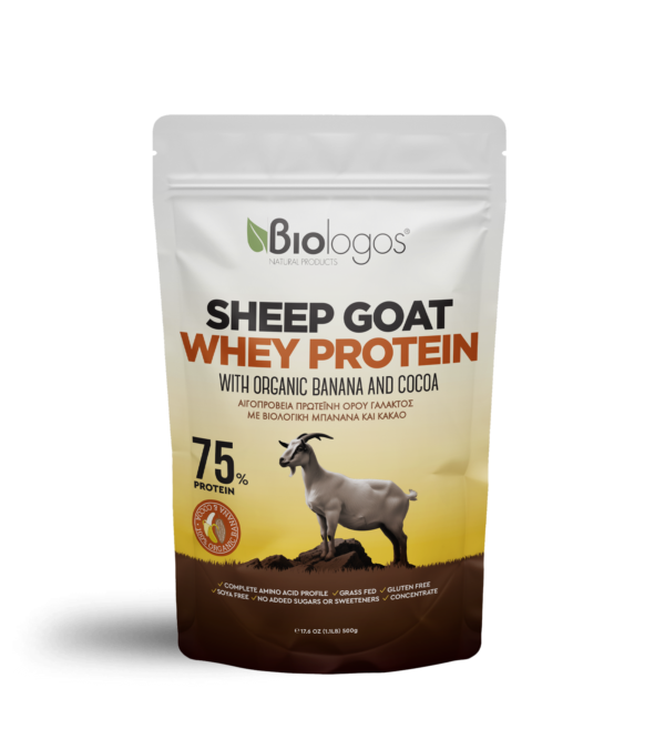 ΒΙΟΛΟΓΟΣ Πρωτεΐνη Αιγοπρόβεια με Μπανάνα & Κακάο 500g