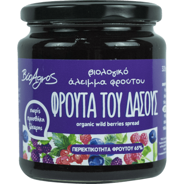 445020014 BIOAGROS Μαρμελάδα Φρούτα του Δάσους 320g