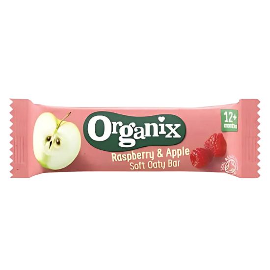 ORGANIX Μπάρα Βρώμης Σμέουρο Μήλο 23g