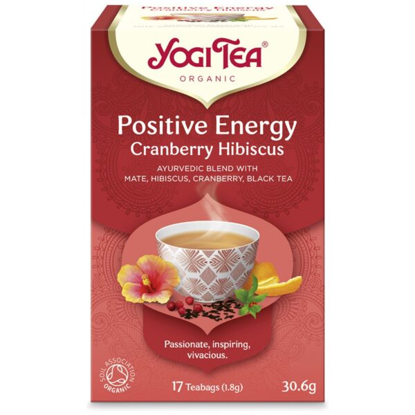 YOGI TEA Positive Energy Cranberry-Hibiscus 30,6g