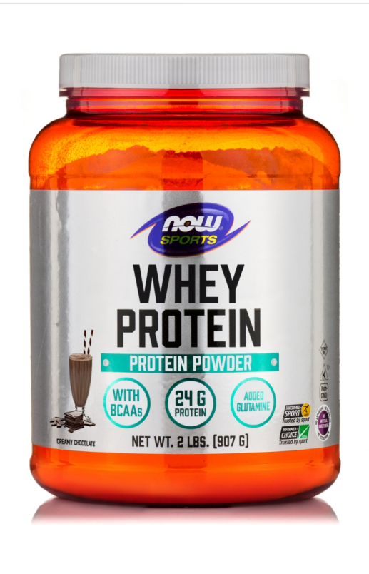 NOW FOODS Whey Protein Chocolate Powder 907g