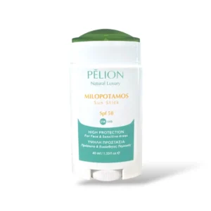 PELION Milopotamos Sun Stick SPF 50 | Αντηλιακό Στικ για Πρόσωπο και Ευαίσθητες περιοχές 40ml