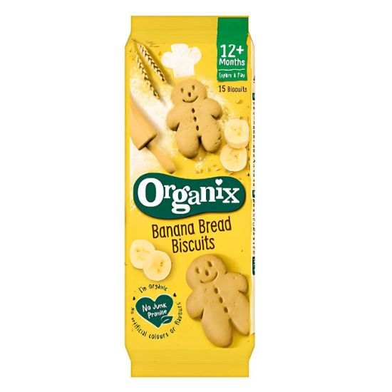 ORGANIX Μπισκότα Banana Bread 135g