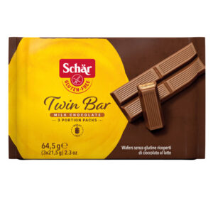 SCHAR Twin Μπάρες Βάφλας με Σοκολάτα 64,5g
