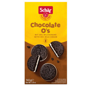SCHAR Μπισκότα Κακάο με κρέμα γάλακτος Chocolate O's 165g