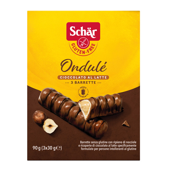 SCHAR Γκοφρέτα με φουντούκι Ondule 90g