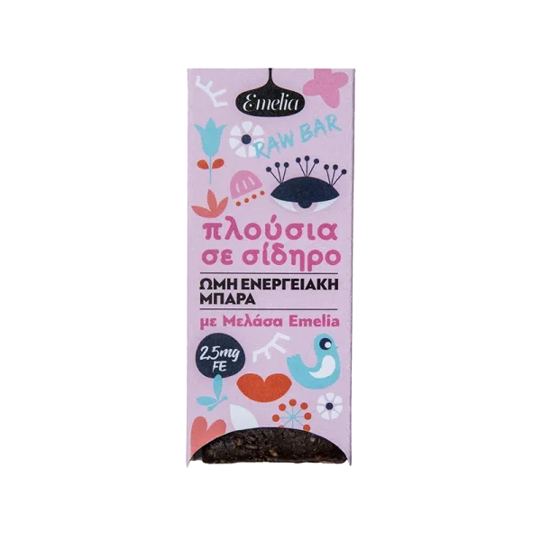 3t45 EMELIA Μπάρα με Μελάσα και Κακάο 45g