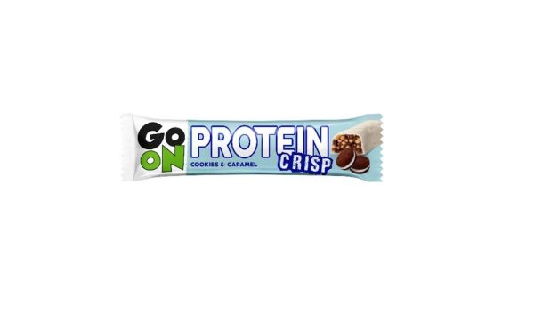 xlarge_20230605162649_go_on_nutrition_protein_crisp_mpara_proteinis_me_geysi_cookies_caramel_50gr GO ON Protein Crisp Μπάρα Cookies Caramel 50g