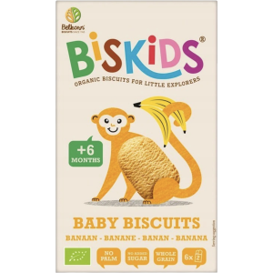 221030784 Biskids Παιδικά Μπισκότα Με Μπανάνα 120g