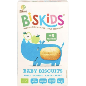 221030786 Biskids Παιδικά Μπισκότα Με Μήλο 120g