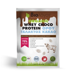 551104 ΒΙΟΛΟΓΟΣ Μονοδοσική Πρωτεΐνη Whey Ορού Γάλακτος Κακάο 25g