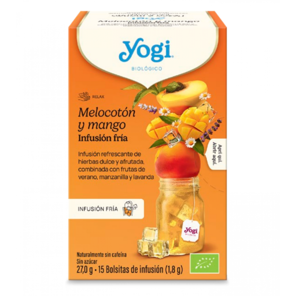 YOGI TEA Cold Brew Peach Mango 27g