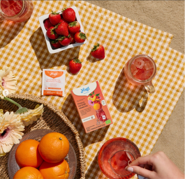 YOGI TEA Cold Brew Strawberry Orange 30g