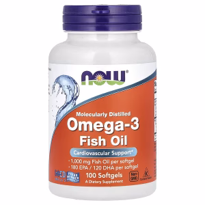 NOW FOODS Omega-3 Fish Oil 100Softgels