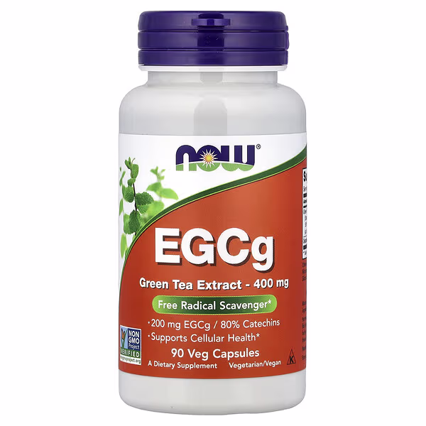 NOW FOODS EGCg Green Tea Extract 400mg 90VegCapsules