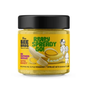 banana spread-2200x2200w THE BEE BROS Spready Άλειμμα Γεύση Μπανάνα 300g