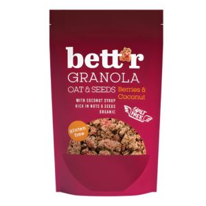 Κ.05.02.021 BETT'R Granola με Μούρα & Καρύδα 300g