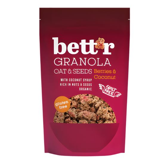 BETT'R Granola με Μούρα & Καρύδα 300g