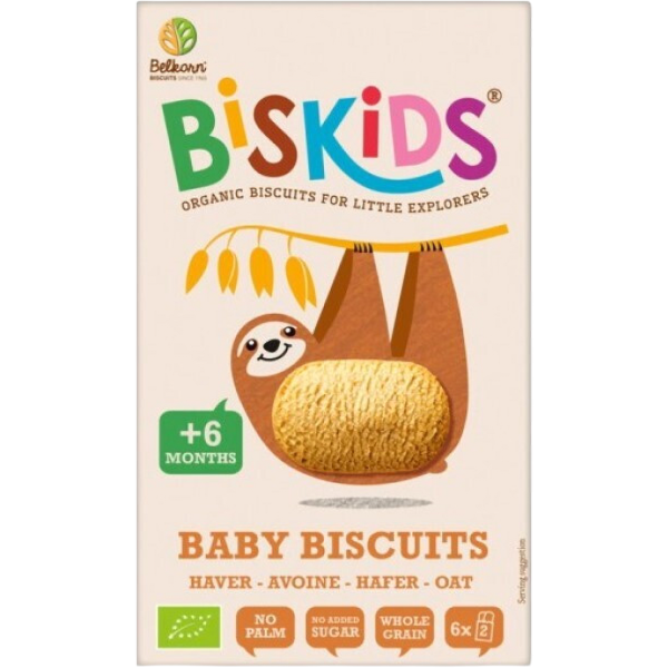Biskids Παιδικά Μπισκότα Με Βρώμη 120g