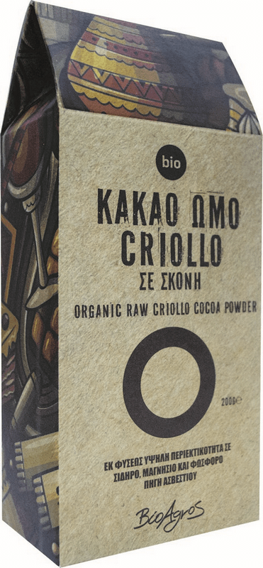 BIOAGROS Κακάο Σκόνη Criollo 200g